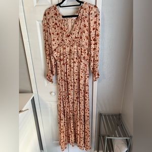 Pink Lily maxi floral dress